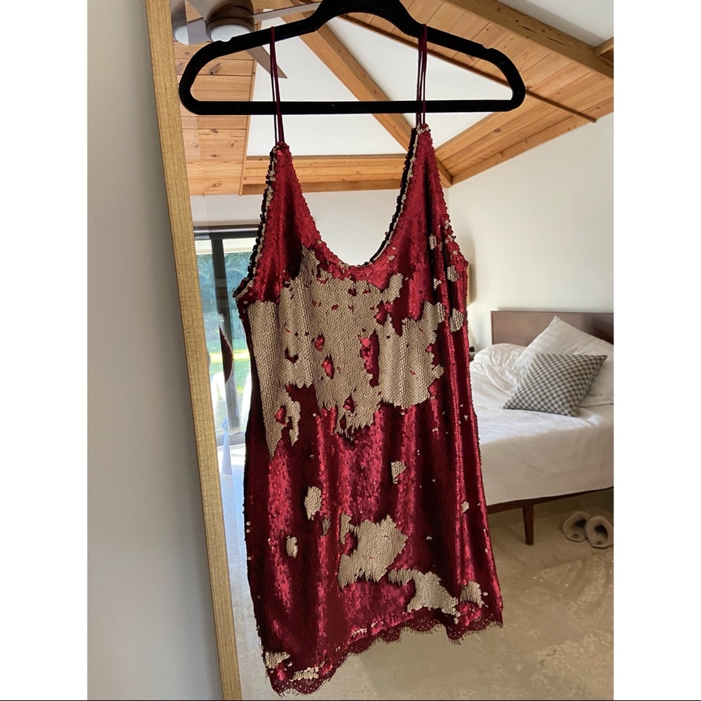 Free people sequin mini dress